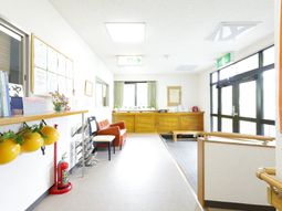 廊下の日差し明るい一角