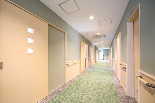 安らぎのある廊下