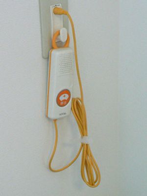 非常用通報機器のクローズアップ