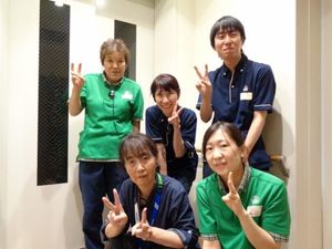 スタッフ集合の廊下  