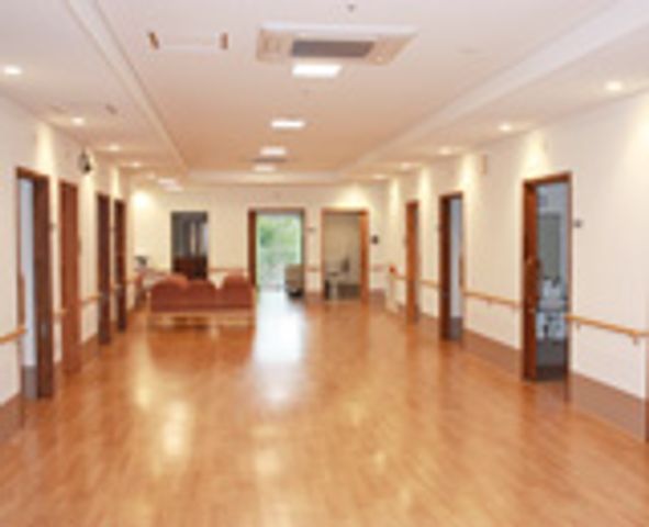 広々とした廊下