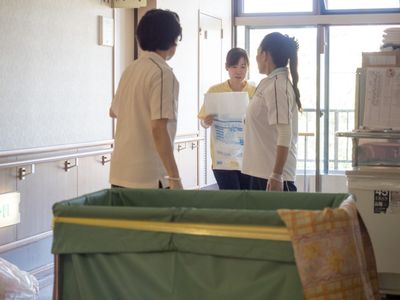 スタッフの連携が見られる場