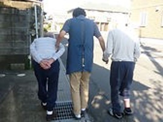 散歩中の様子
