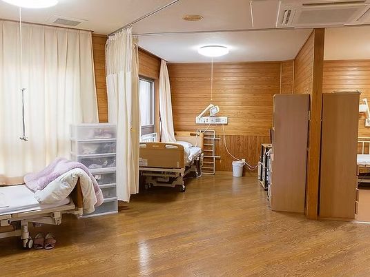 明るい居室  