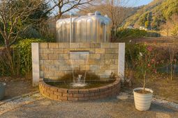 緑豊かな中庭