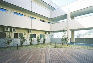 緑がある屋外スペース