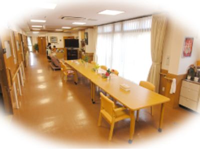 明るいラウンジ