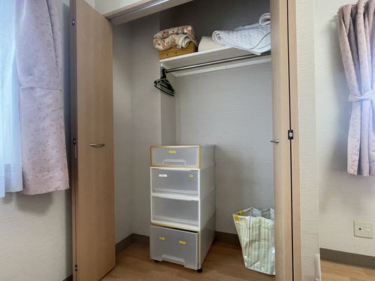 収納が整った居室