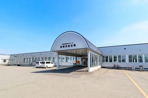 ゆったりとしたエントランス