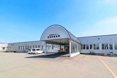 ゆったりとしたエントランス