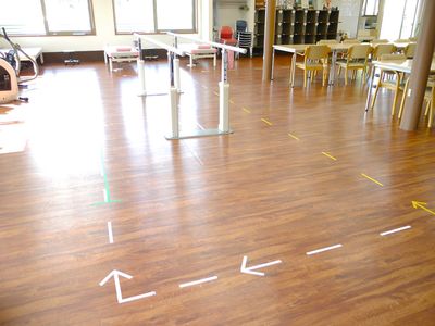 広々とした機能訓練室