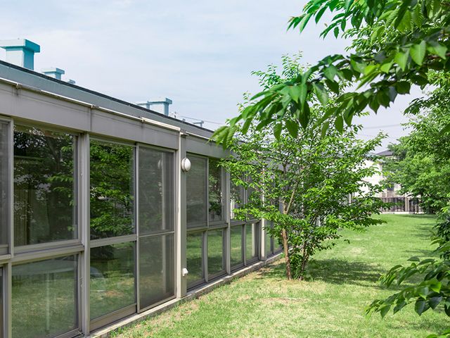 緑豊かな外観 外観 緑に囲まれた施設で、自然を感じながら快適に過ごせる環境です。