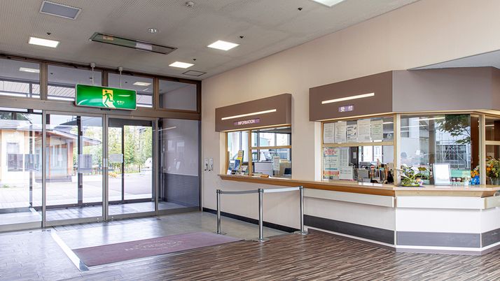 受付とエントランス