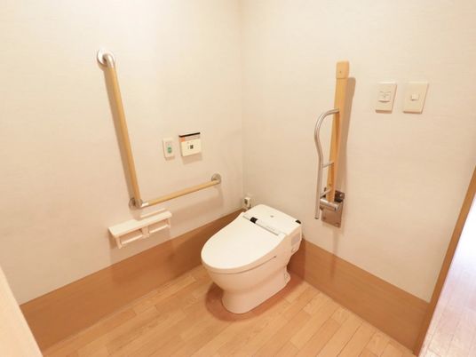 安全設計のトイレ