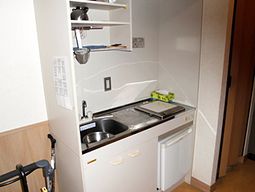 清潔な居室内キッチン