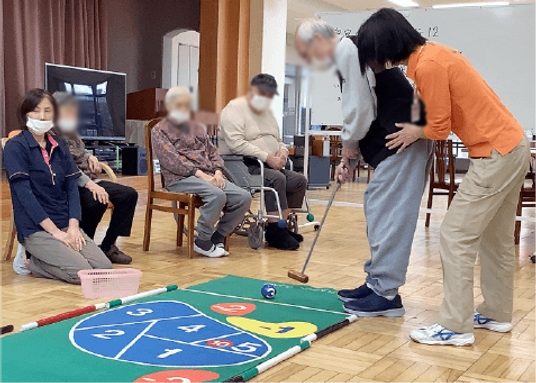アクティビティ中の室内