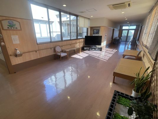 明るい廊下