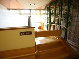 温かみのある階段コーナー