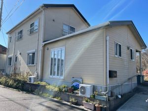 外観の二階建て住宅  