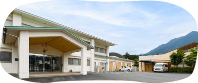 広がる緑の背景の外観