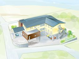 施設の外観イラスト