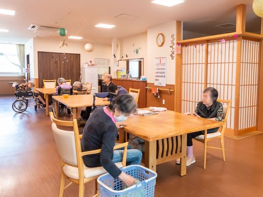 和風の共有スペース