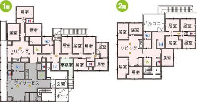 広々としたリビングルーム