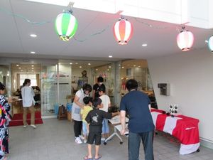 イベント開催のエントランス