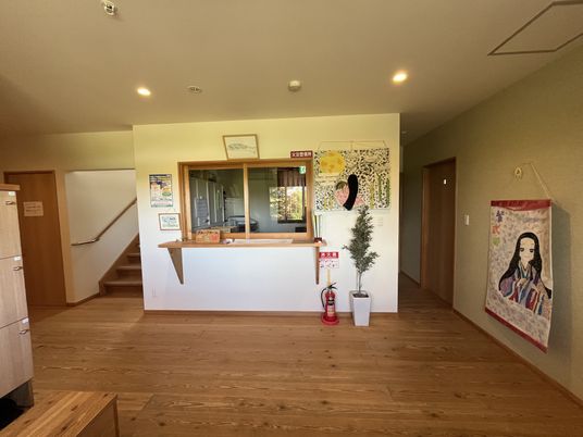 温かい雰囲気の受付