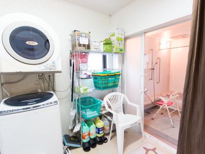 洗濯機と浴室の設備