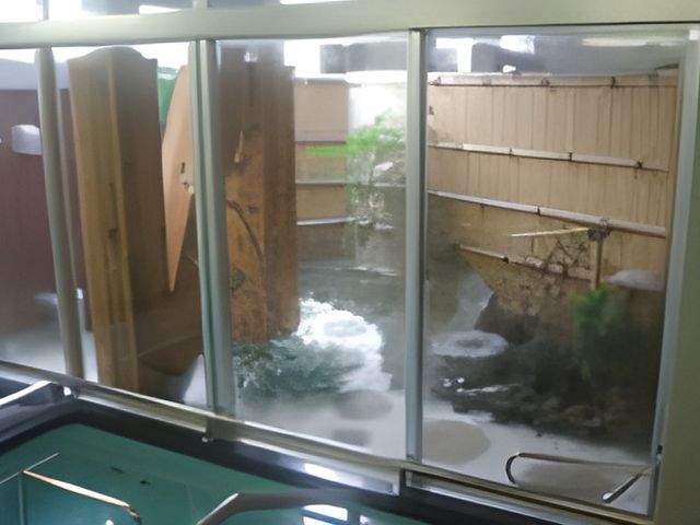 風景が見える浴室 浴室 大きな窓から外の風景が楽しめるリラックス空間です。自然の光が差し込み、心地よい入浴ができます。