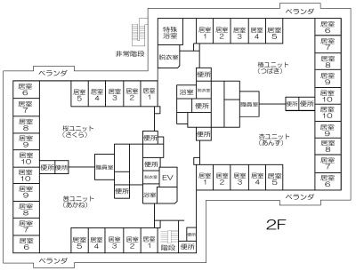 施設の見取り図
