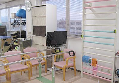 明るい機能訓練室