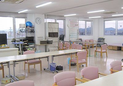 広々とした機能訓練室