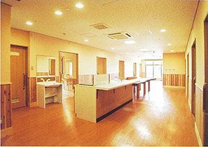 明るい廊下