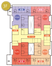 3階フロアの間取り図