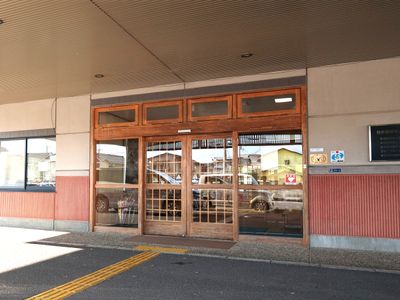 広いエントランス