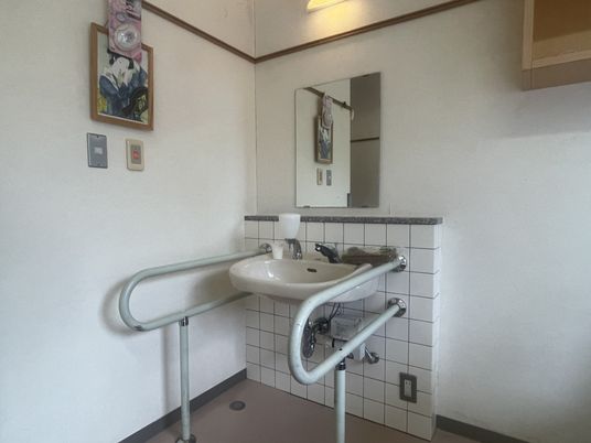 安全な洗面台