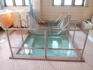 機能訓練のための浴室  