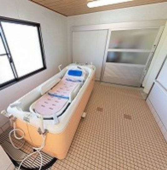 ゆったりした浴室