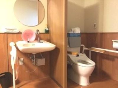 便利な設備のトイレ