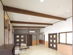 エントランスの落ち着いた雰囲気