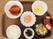 和風の食事トレイ