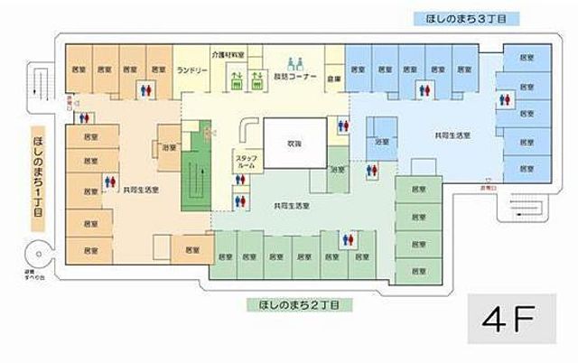 施設の見取り図