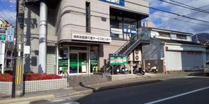 看板がある建物前