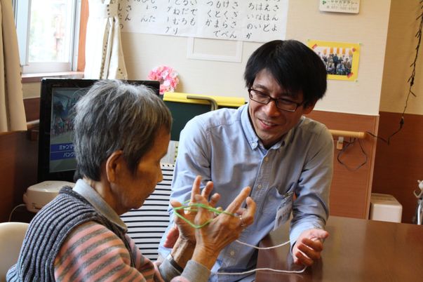 会話を楽しむ室内