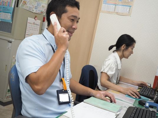スタッフ対応の様子