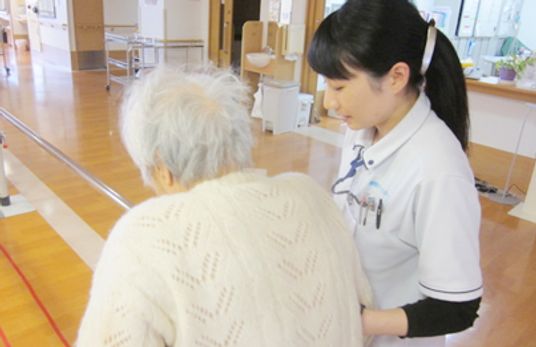 訓練中の廊下