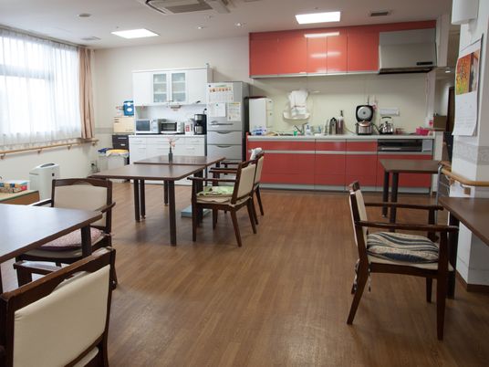 共用のキッチンダイニング空間