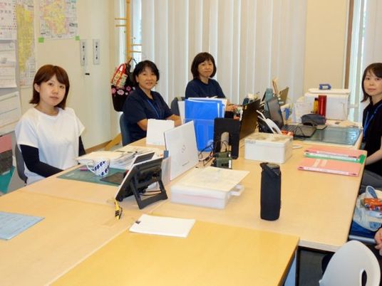 スタッフが集う休憩室  
